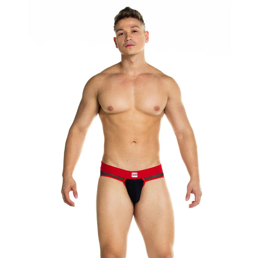 Skin Red Brief Jockstrap by Gigo Underwear