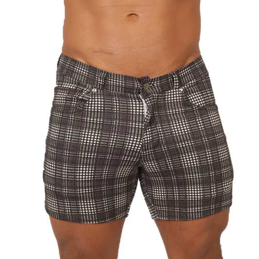Social Gray Square Short by Gigo Underwear