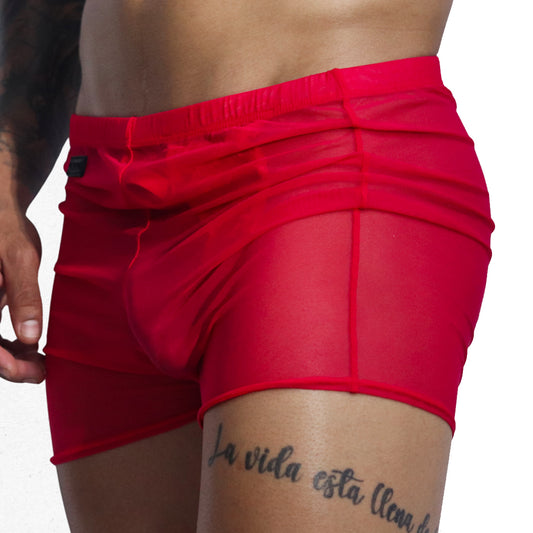 Spectrum Red Hot Shorts front view by Gigo Underwear