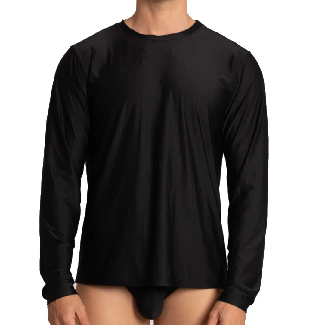Sport Long Sleeve Shirt front view by Gigo Underwear