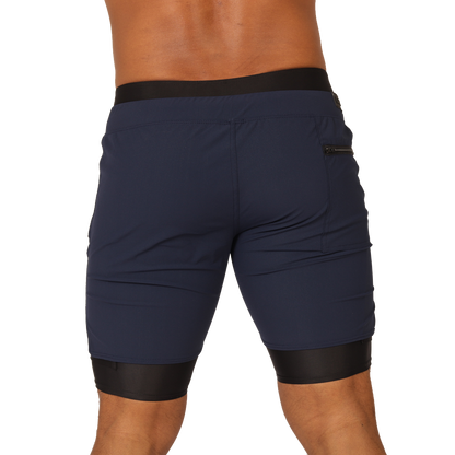 SPORTY BLUE SHORT - Men's Fetish Bodywear with Sexy Details