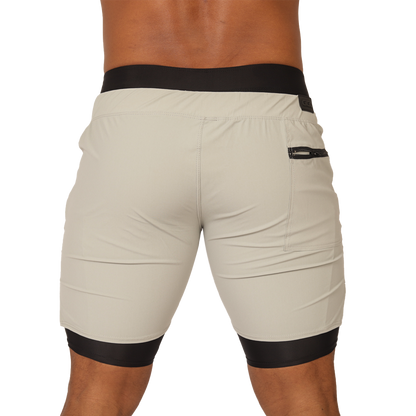 SPORTY GRAY SHORT - Men's Fetish Bodywear with Sexy Details