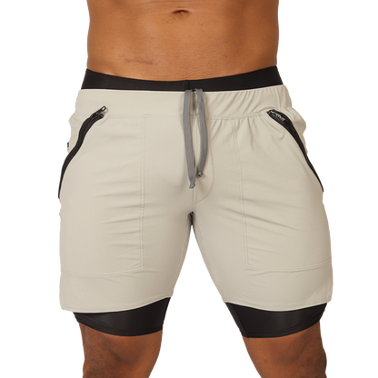 SPORTY GRAY SHORT - Men's Fetish Bodywear with Sexy Details