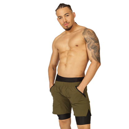 SPORTY GREEN SHORT - Gigo Underwear New Collection