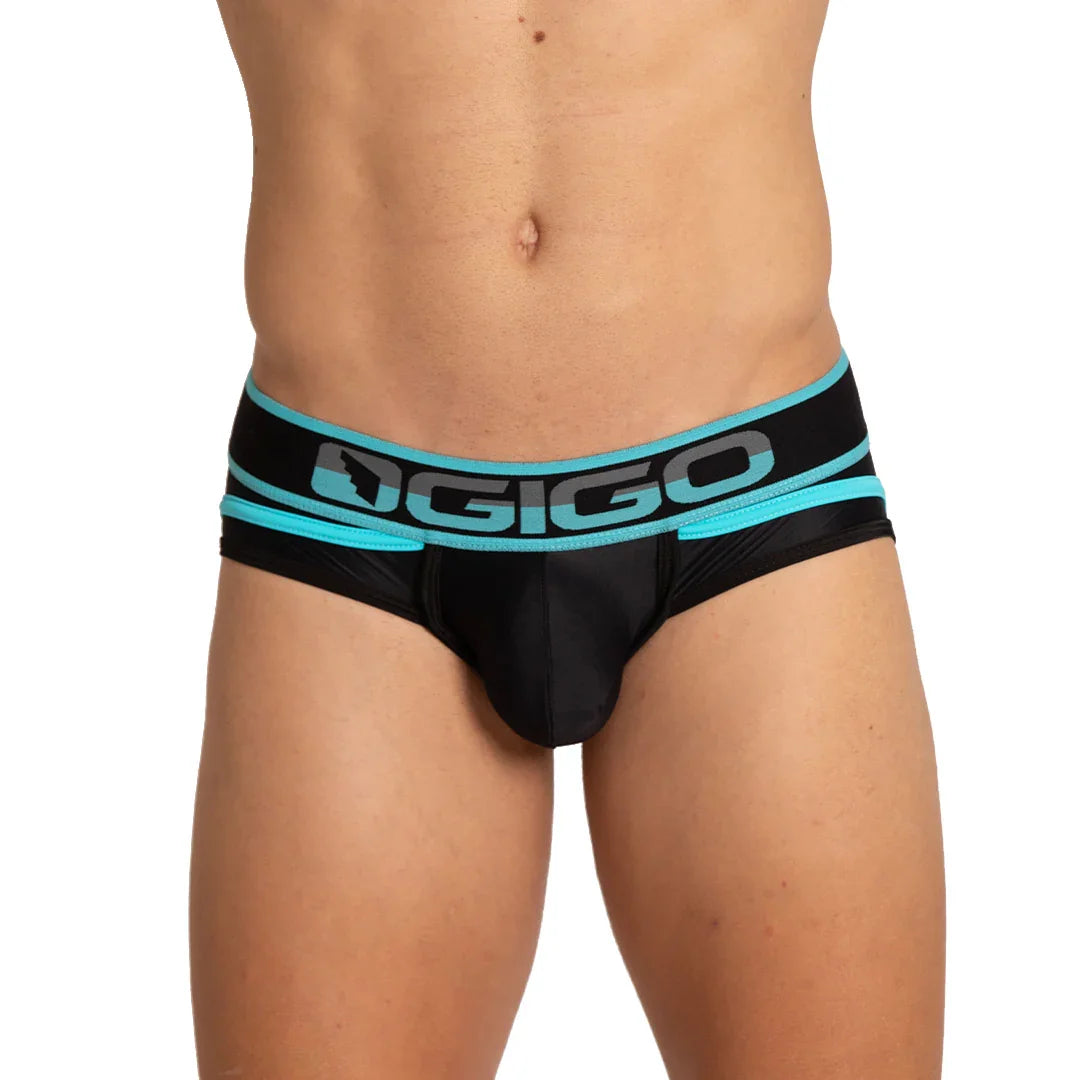 Style Black Brief Jock by Gigo Underwear