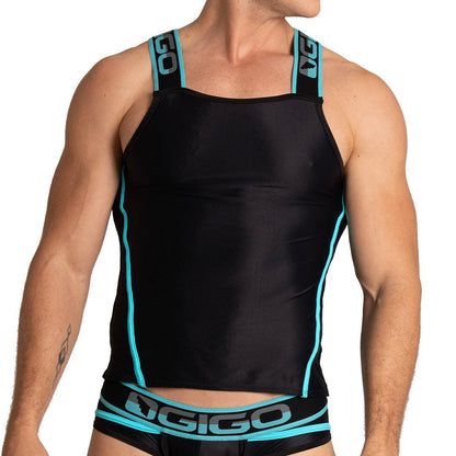 STYLE BLACK TANK - Gigo Underwear & MensWear