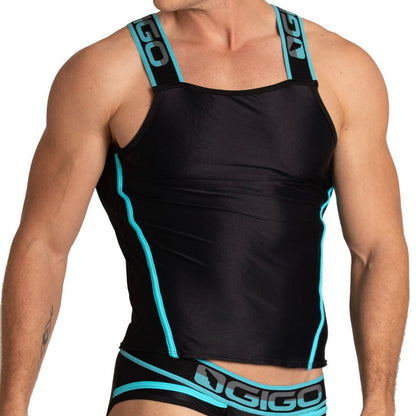 STYLE BLACK TANK - Gigo Underwear & MensWear