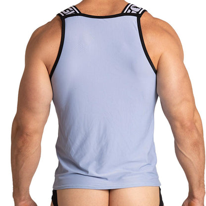 STYLE BLUE TANK - Gigo Underwear & MensWear