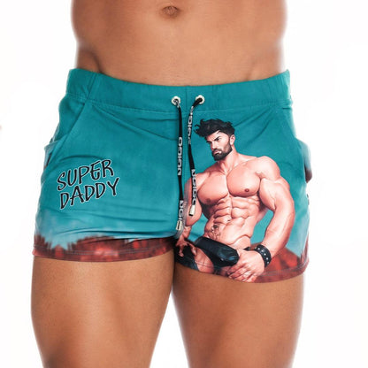 SUPER DADDY BLUE BEACHWEAR - Gigo Underwear & MensWear