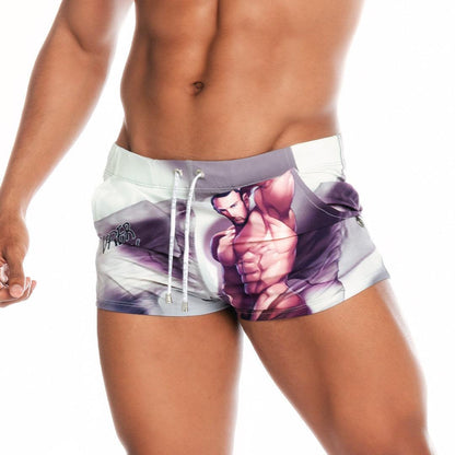 SUPER DADDY BROWN BEACHWEAR - Gigo Underwear & MensWear