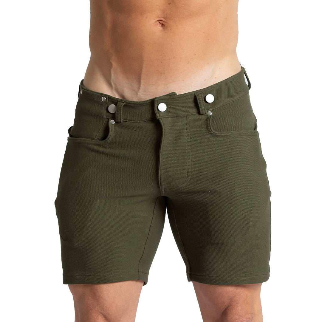 SUSPENDERS GREEN SHORT - Gigo Underwear & MensWear