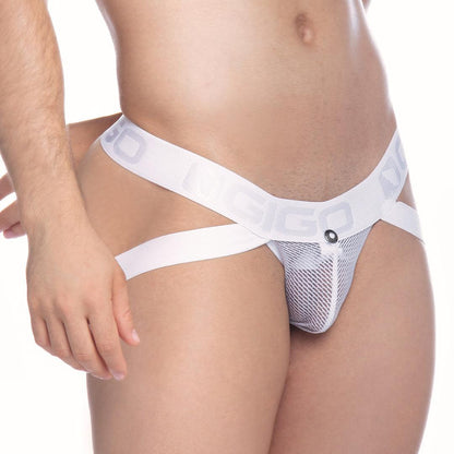 THRUST WHITE JOCKSTRAP - Gigo Underwear & MensWear