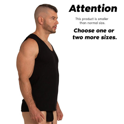 TISSUE BLACK TANK - Gigo Underwear & MensWear