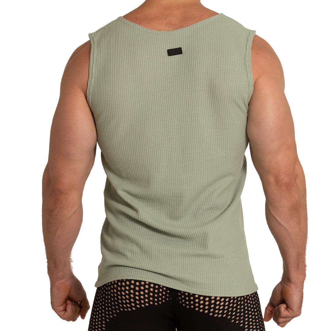 TISSUE GREEN TANK - Gigo Underwear & MensWear