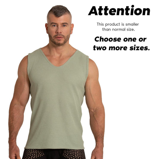 TISSUE GREEN TANK - Gigo Underwear & MensWear