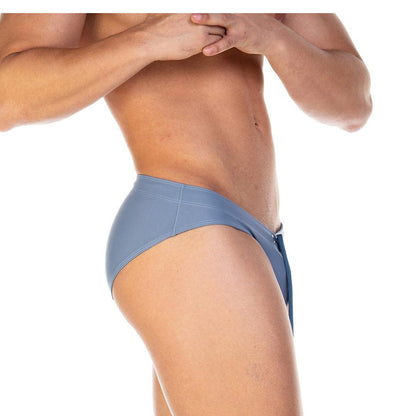 TRADITIONAL BLUE SWIM BRIEF - Gigo Underwear & MensWear