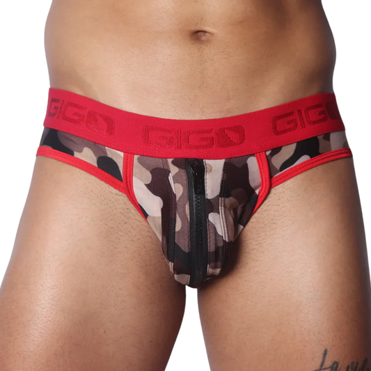 Trend Red Brief Jock by Gigo Underwear