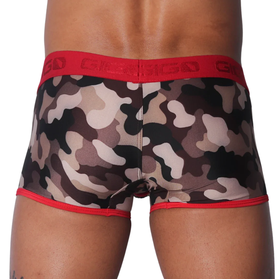 Trend Red Trunk back view by Gigo Underwear