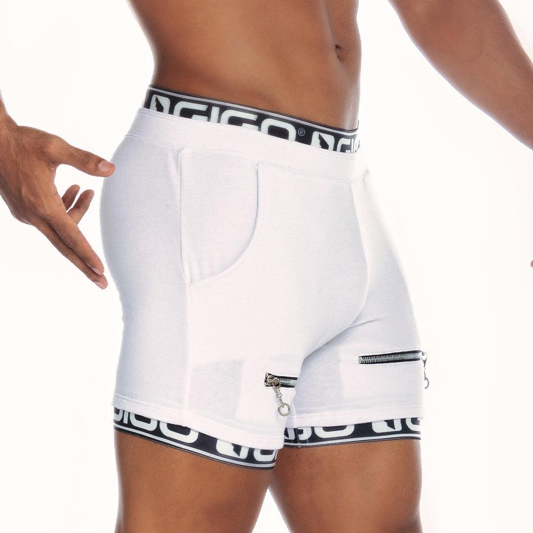 TROPIXX WHITE SHORT - Gigo Underwear & MensWear