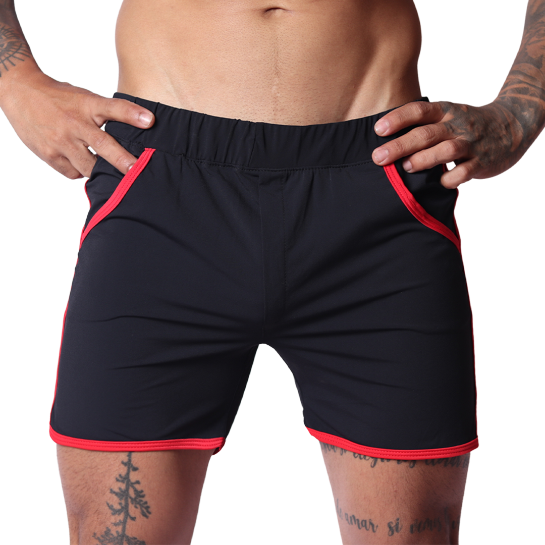 Typer Black Shorts by Gigo Underwear