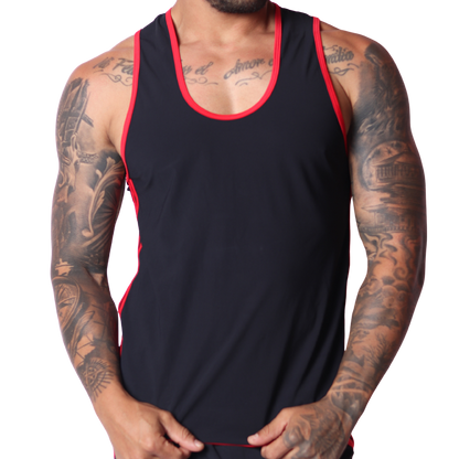 Typer Black Tank by Gigo Underwear