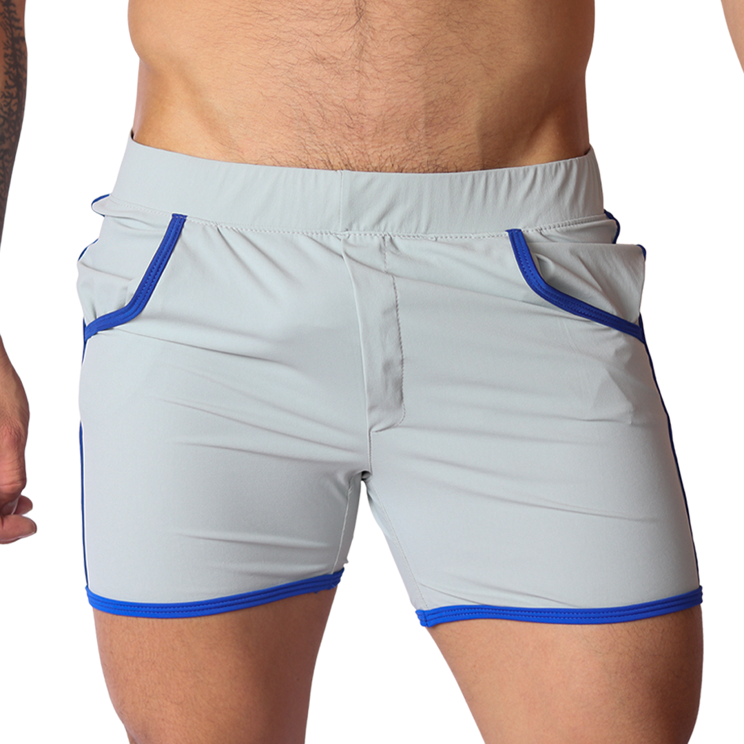 Typer Gray Shorts by Gigo Underwear