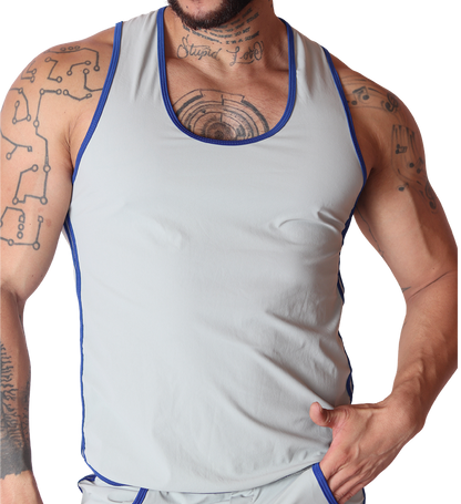 Typer Gray Tank by Gigo Underwear