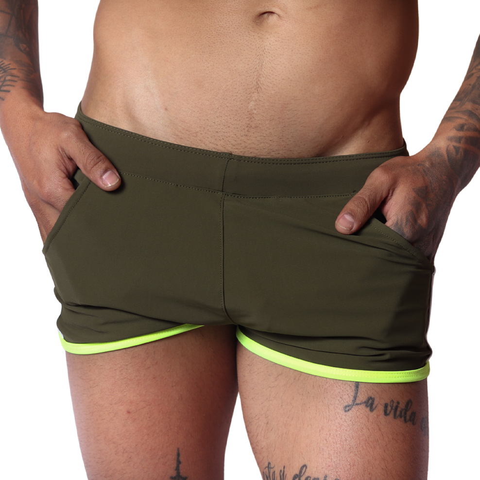 Typerhot Green Shorts by Gigo Underwear