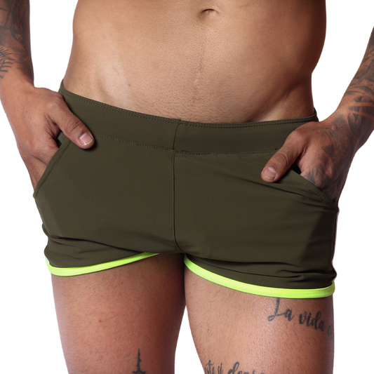 Typerhot Green Shorts by Gigo Underwear
