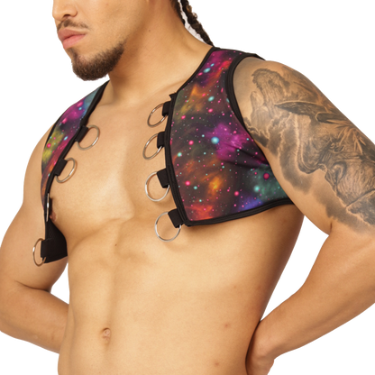 UNIVERSE VEST HARNESS - Men's Fetish Harness with Bold Design