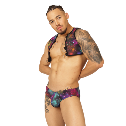 UNIVERSE VEST HARNESS - Men's Fetish Harness with Bold Design