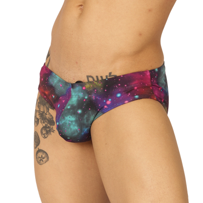 UNIVERSE SWIMBRIEF - Bold Men's Brief with Contrasting Waistband