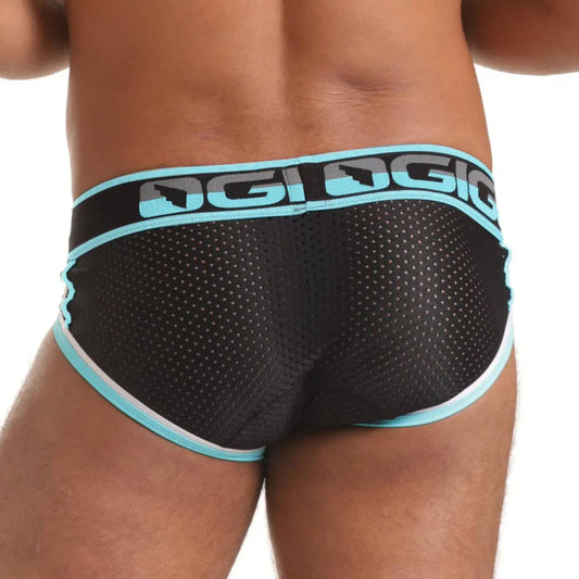 Versatil Blue Brief front view by Gigo Underwear