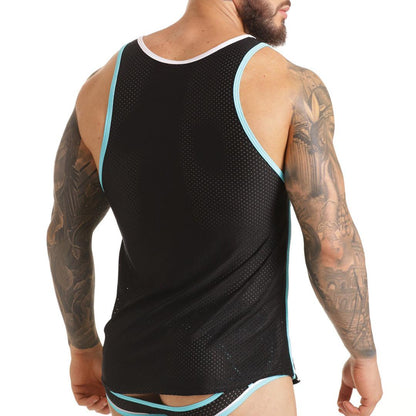 VERSATIL BLUE TANK - Gigo Underwear & MensWear