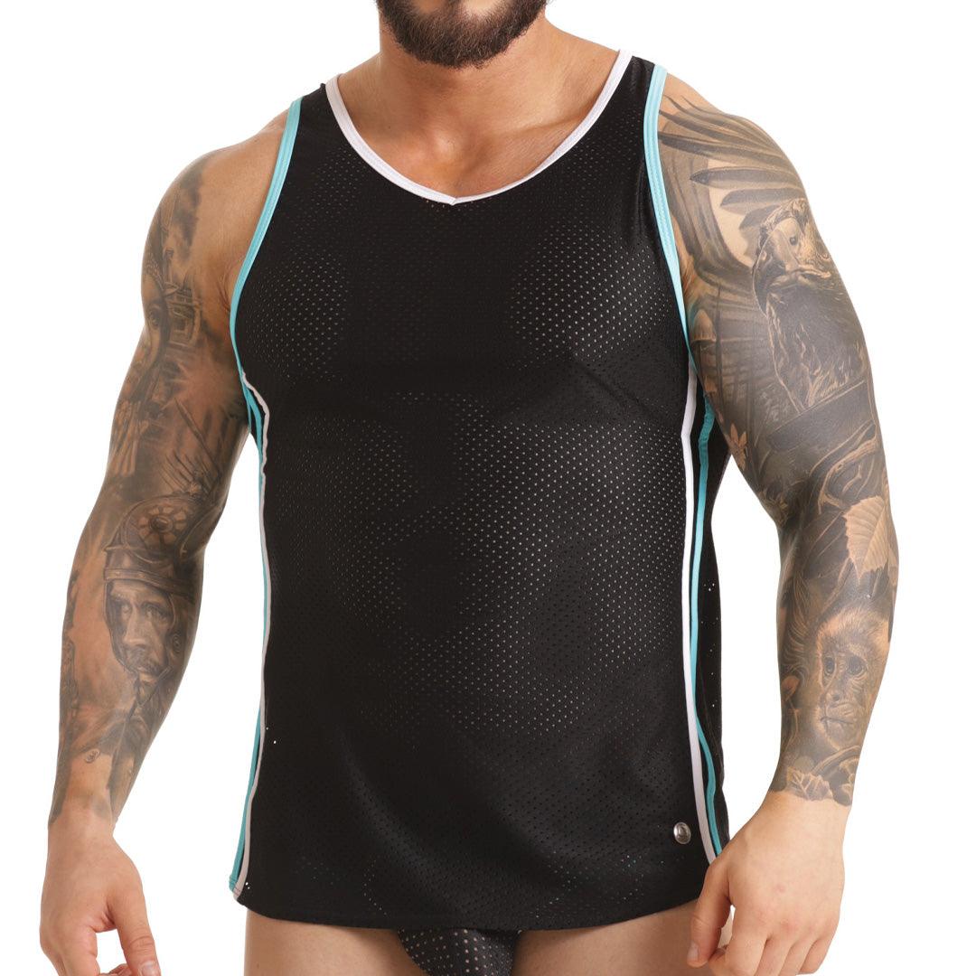 VERSATIL BLUE TANK - Gigo Underwear & MensWear