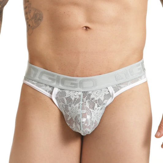 Vibrant Blue Brief Gstring by Gigo Underwear