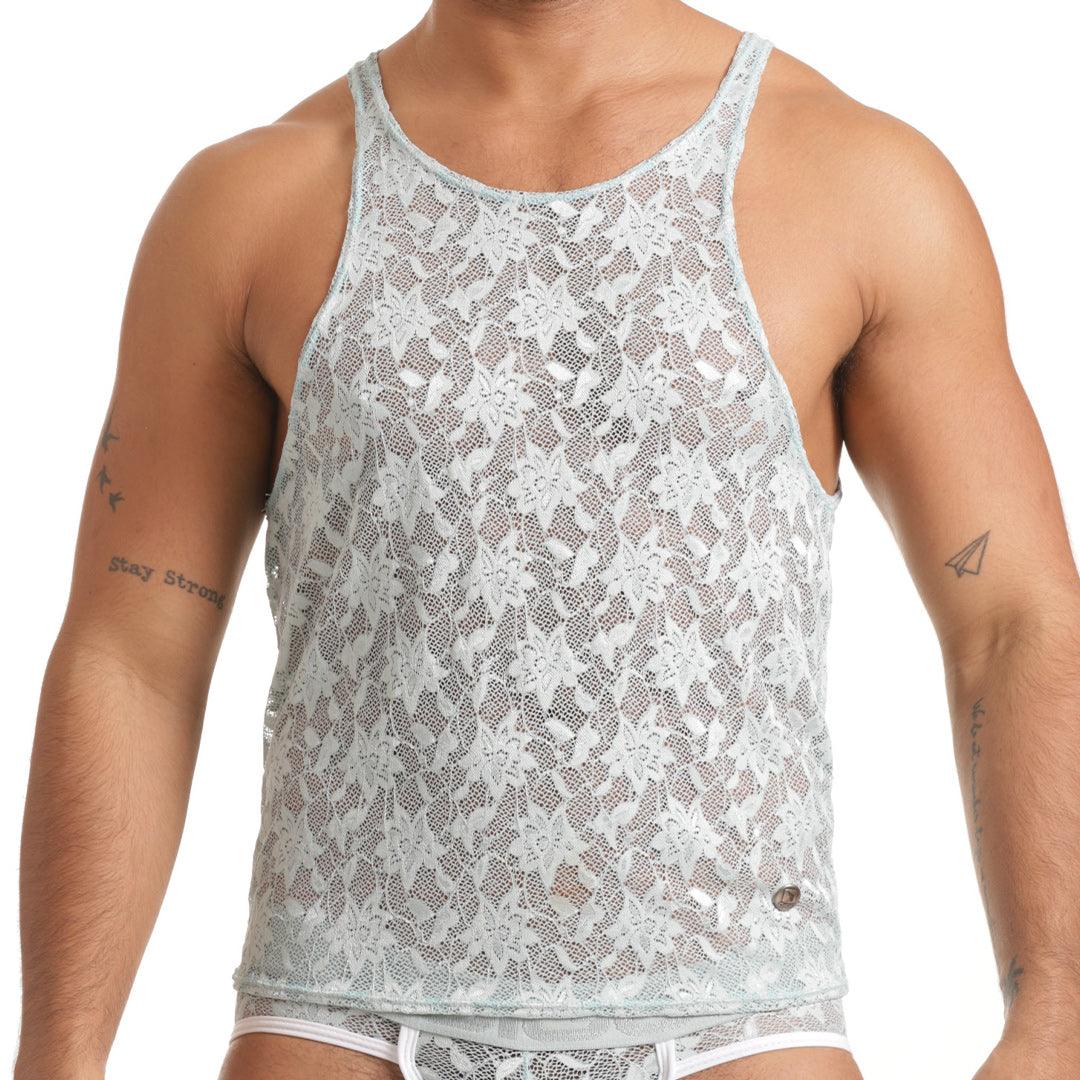 VIBRANT BLUE TANK - Gigo Underwear & MensWear